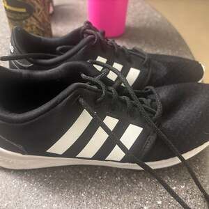 adidas Women's Cloudfoam QT Racer Core Black White Running Shoes